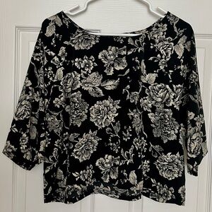 House of Harlow 1960 Floral Print Top
